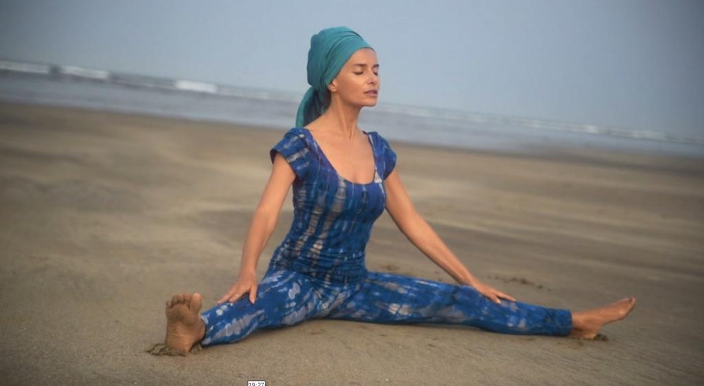 занятия волновой гимнастикой на природе